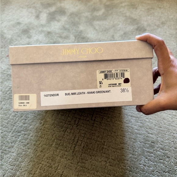 Jimmy Choo Tendor Suede Heels - Picture 3 of 9